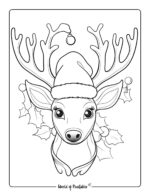 Reindeer Coloring Pages - World of Printables