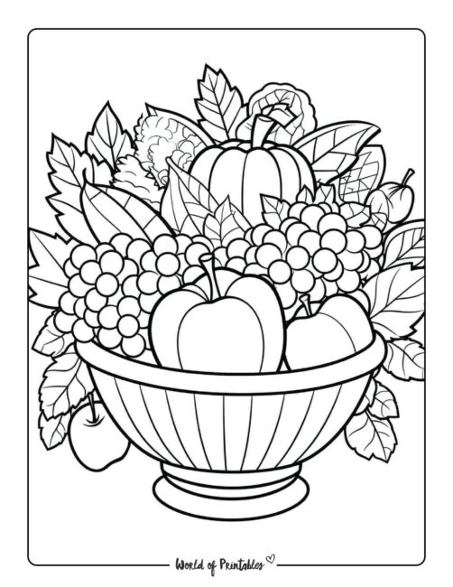 Thanksgiving Coloring Page 71