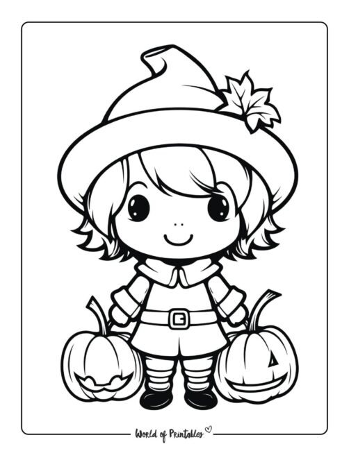 Thanksgiving Easy Coloring Pages