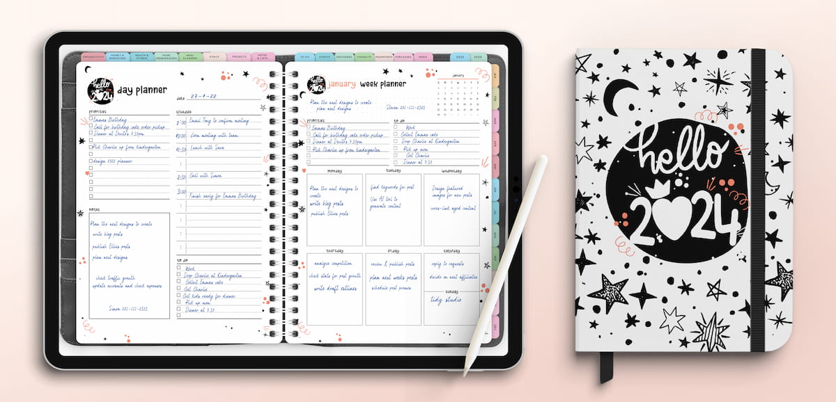 Digital Planner For iPad | With Over 100 Cute Pages - World of Printables