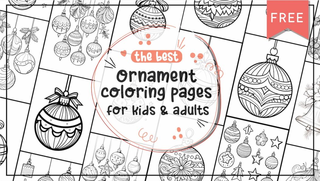 Ornament Coloring Pages - World of Printables