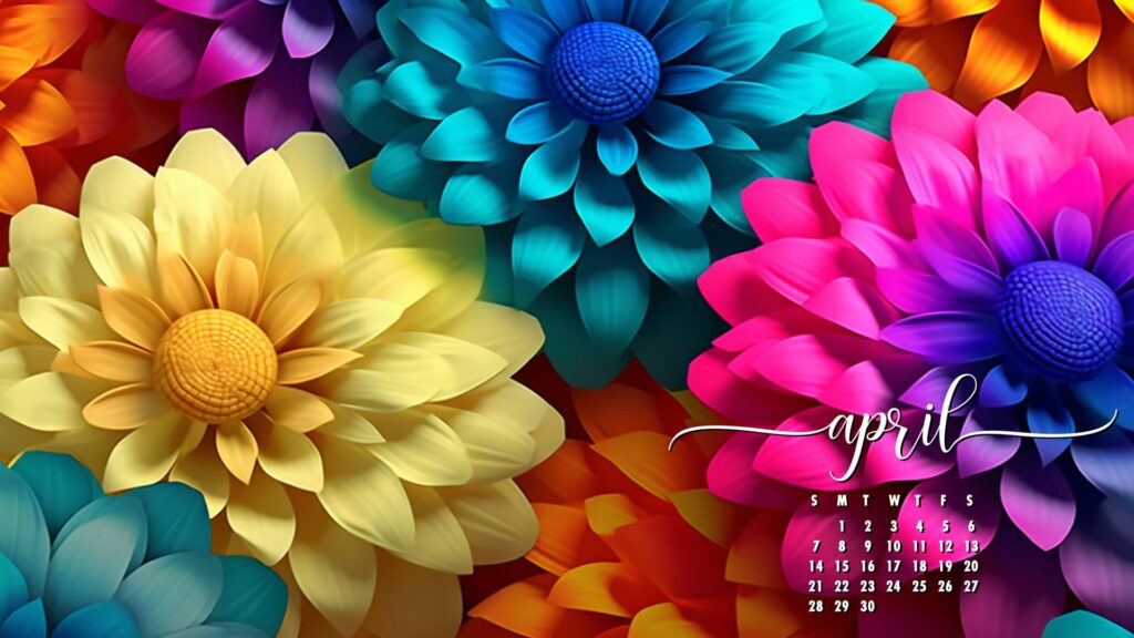 April Desktop Wallpaper Flowers