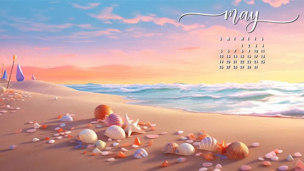 Beach May Desktop Wallpaper