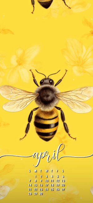 Bee April Background