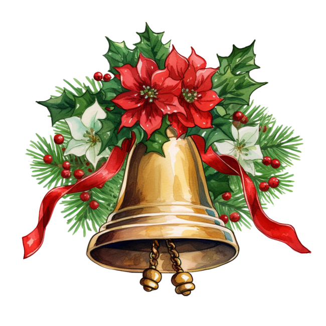 Christmas Bell Clipart 28