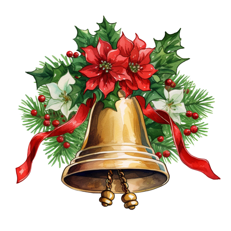 Christmas Bell Clipart - World of Printables