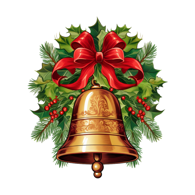 Christmas Bell Clipart 4