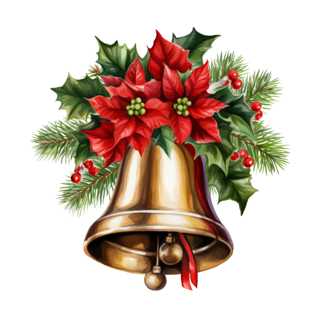 Christmas Bell Clipart 8