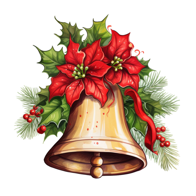 Christmas Bell Clipart 9