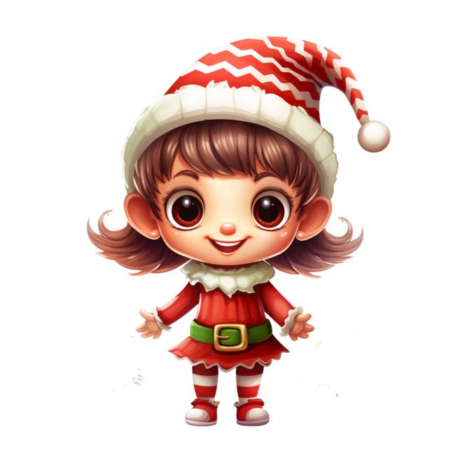 Christmas Elf Clipart 11