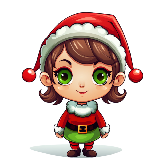 Christmas Elf Clipart 18