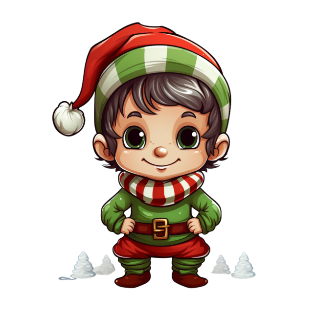 Christmas Elf Clipart 21