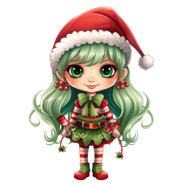 Christmas Elf Clipart 22