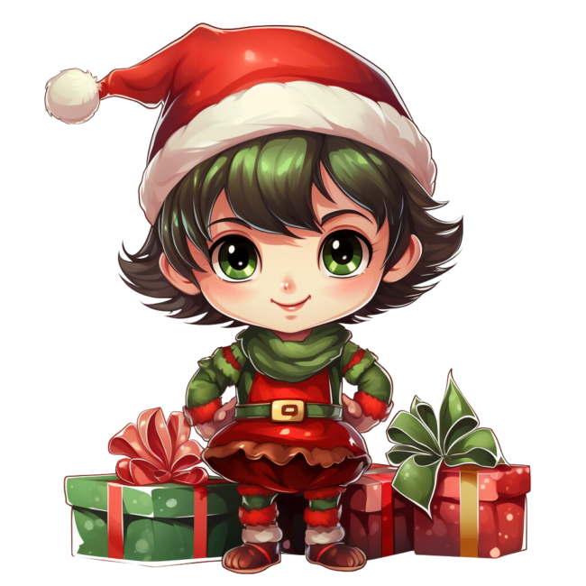 Christmas Elf Clipart 29