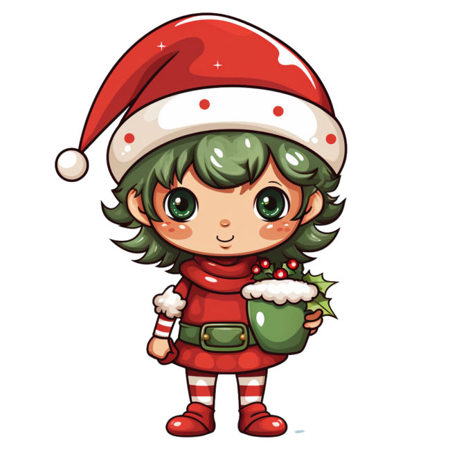 Christmas Elf Clipart 31