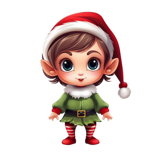 Christmas Elf Clipart 37