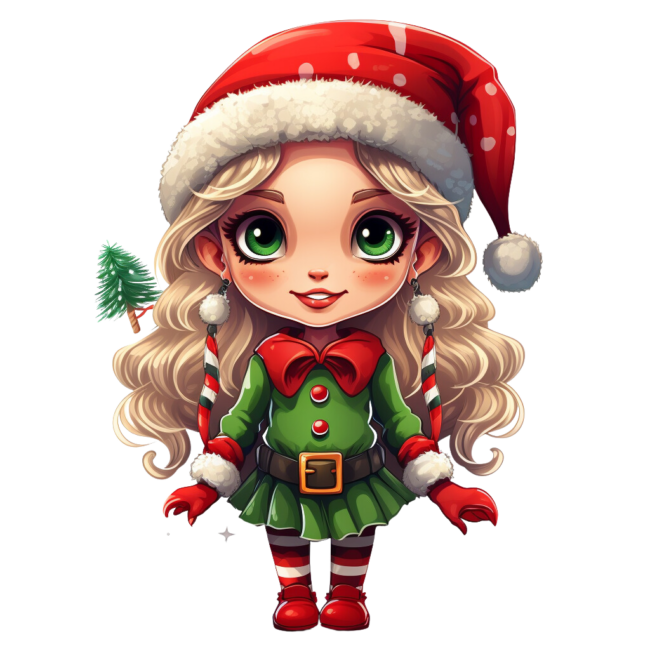Christmas Elf Clipart 38