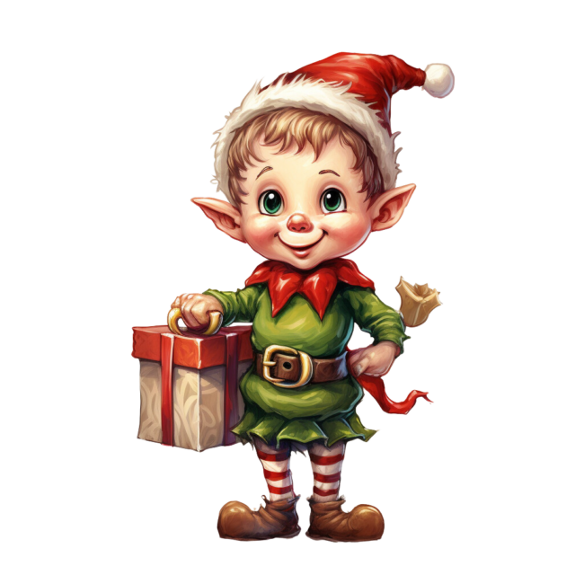 Christmas Elf Clipart 49