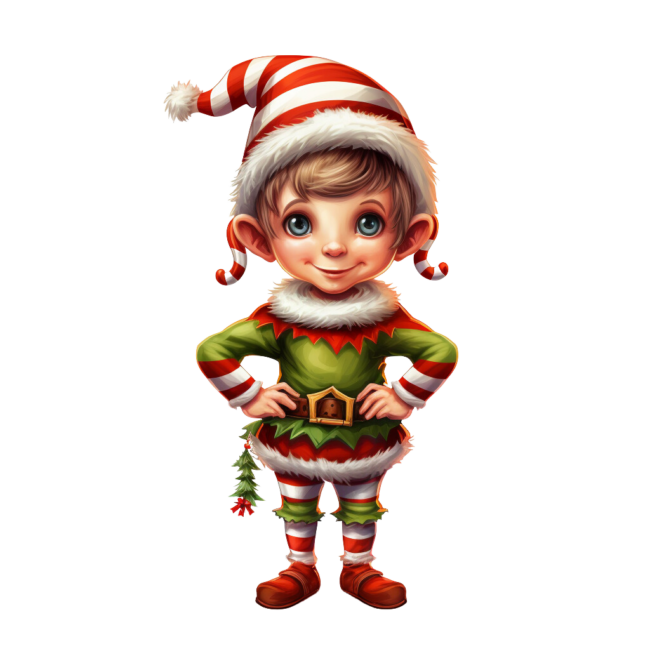 Christmas Elf Clipart 52