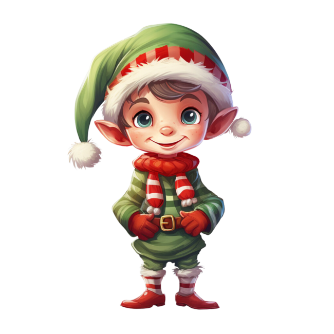 Christmas Elf Clipart 57