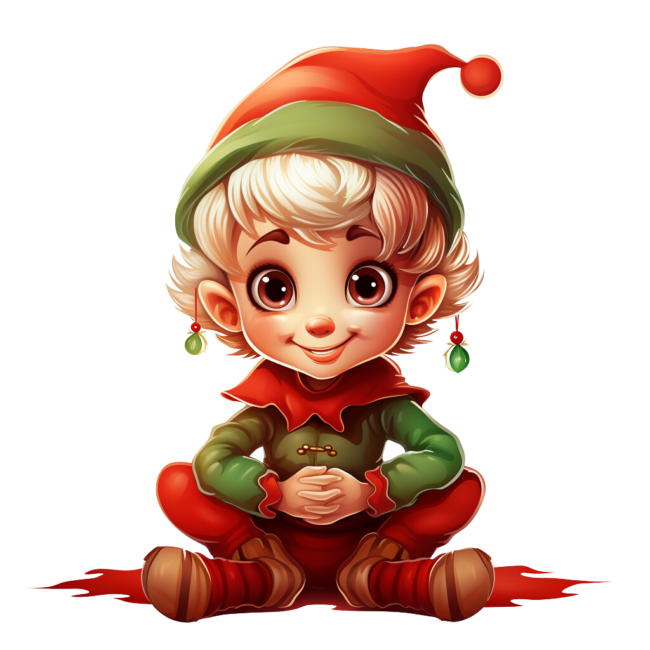 Christmas Elf Clipart 60