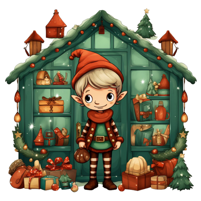 Christmas Elf Clipart 63