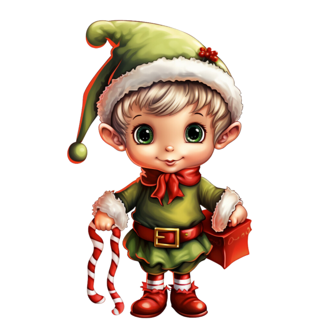 Christmas Elf Clipart 69