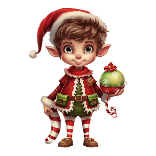 Christmas Elf Clipart 70