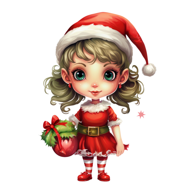Christmas Elf Clipart 72