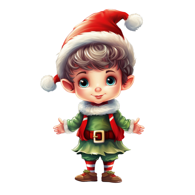 Christmas Elf Clipart 74