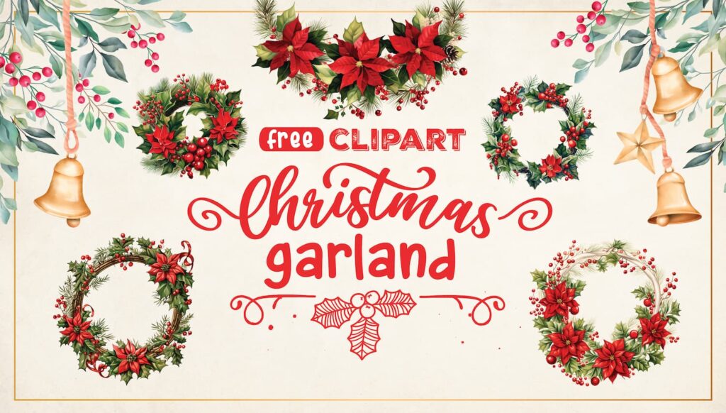 Christmas Garland Clipart