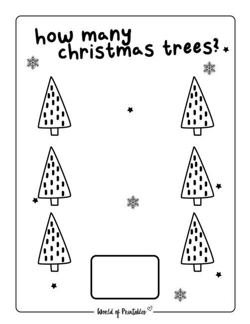Christmas Math for Kindergarten