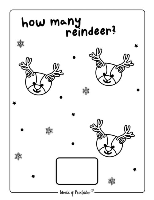 Christmas Printable Worksheets Kindergarten
