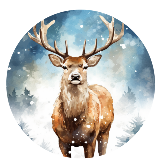 Christmas Reindeer Clipart 17