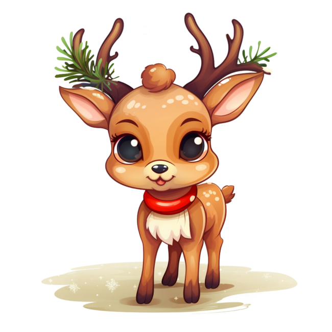 Christmas Reindeer Clipart 53