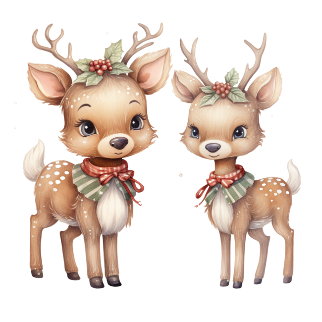 Christmas Reindeer Clipart 54