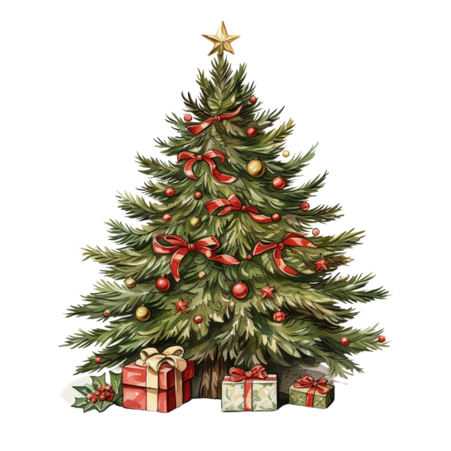 Christmas Tree Clipart 10