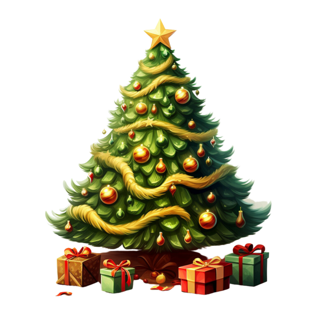 Christmas Tree Clipart 2