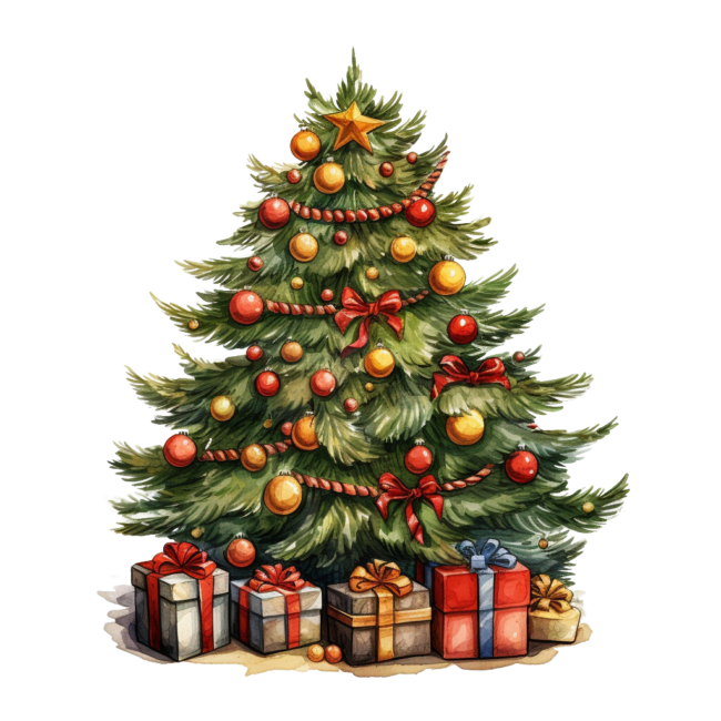 Christmas Tree Clipart 22