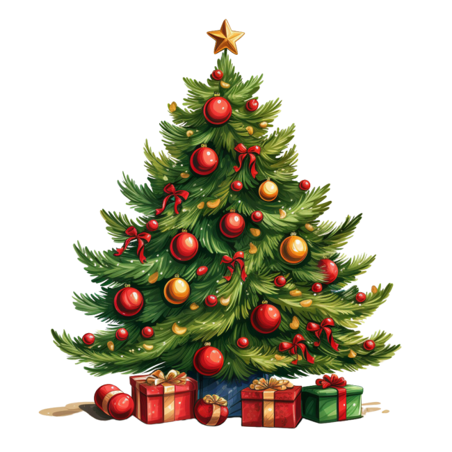 Christmas Tree Clipart 27
