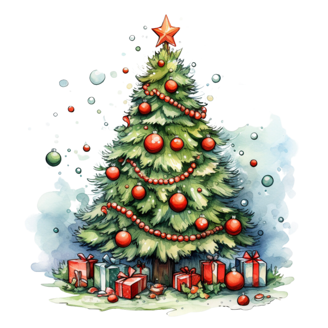 Christmas Tree Clipart 9
