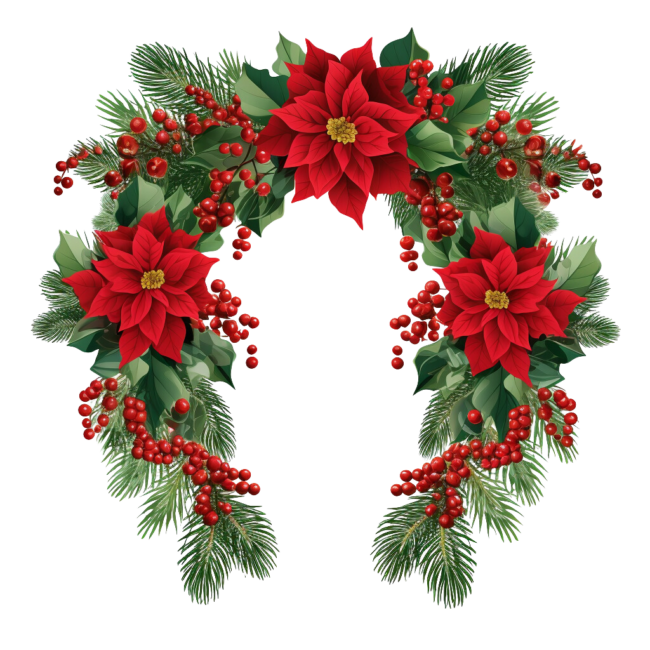 Christmas Wreath Clipart 18