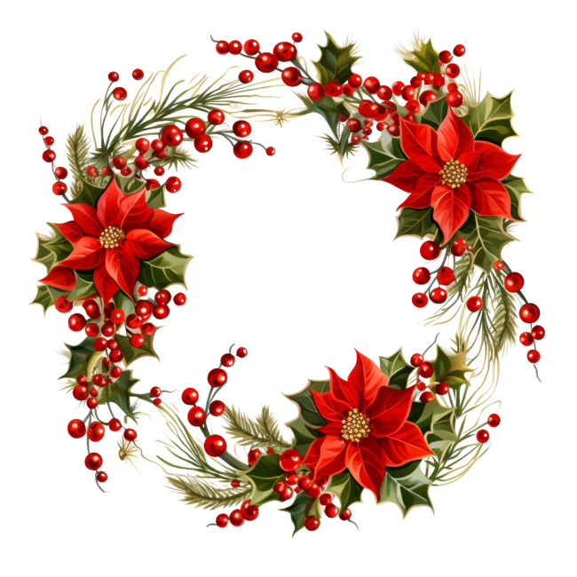 Christmas Wreath Clipart 31