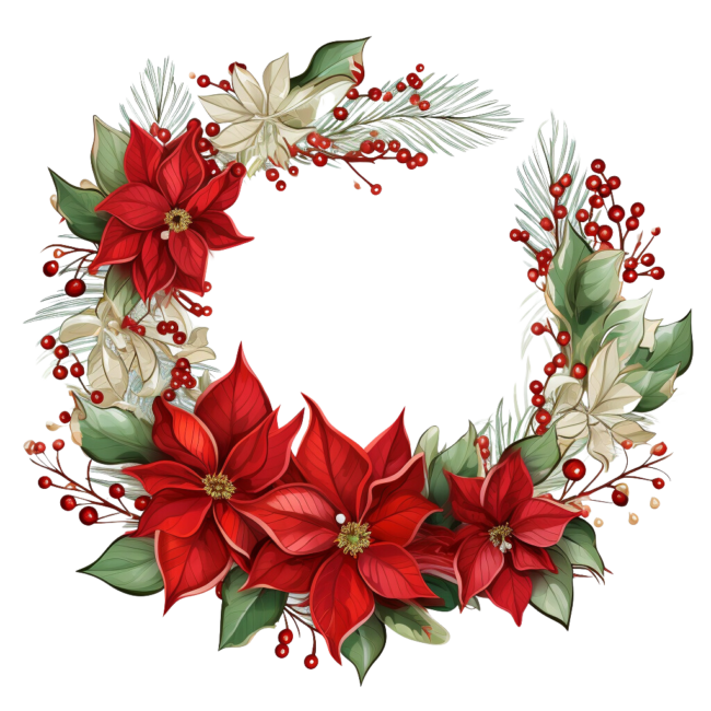 Christmas Wreath Clipart 35