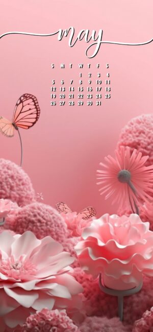 Floral May Background