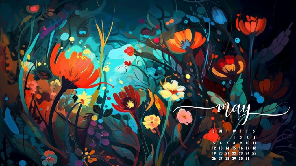 Floral May Desktop Wallpaper
