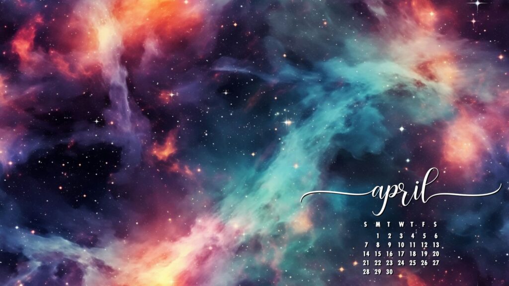 Galaxy April Desktop Wallpaper