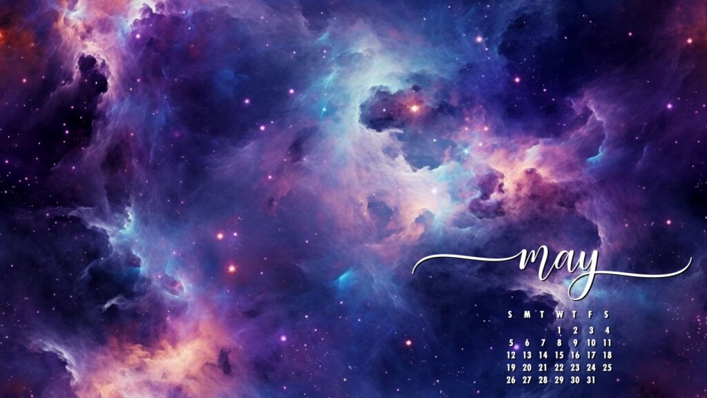 Galaxy May Desktop Wallpaper 2024