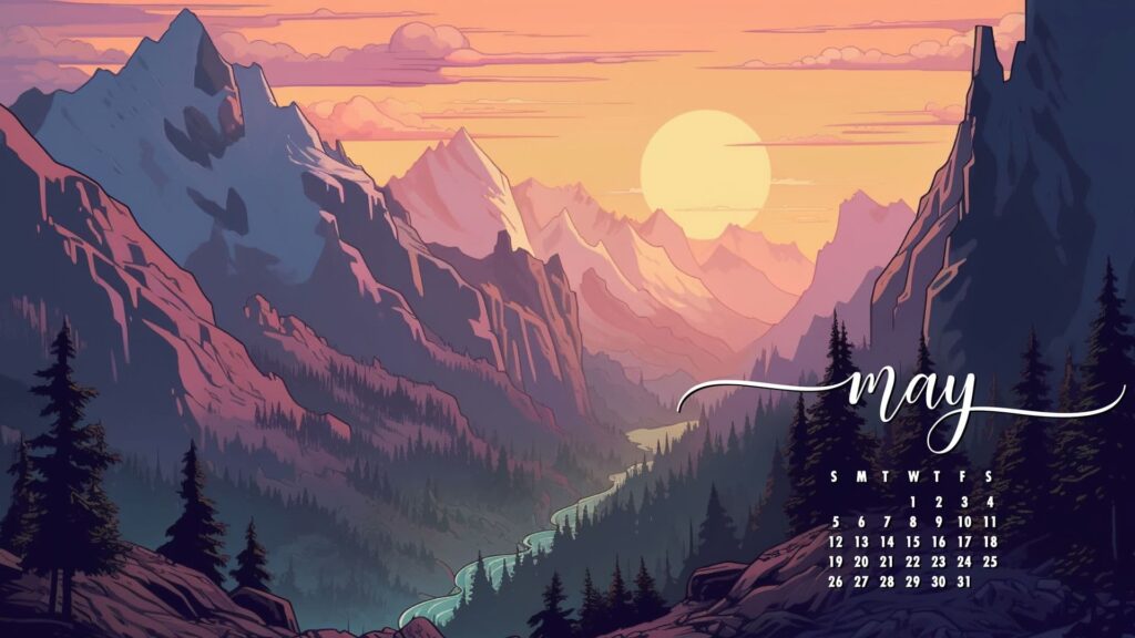 Mountain May Background Wallpaper