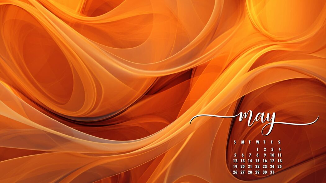 Free May 2024 Calendar Wallpaper